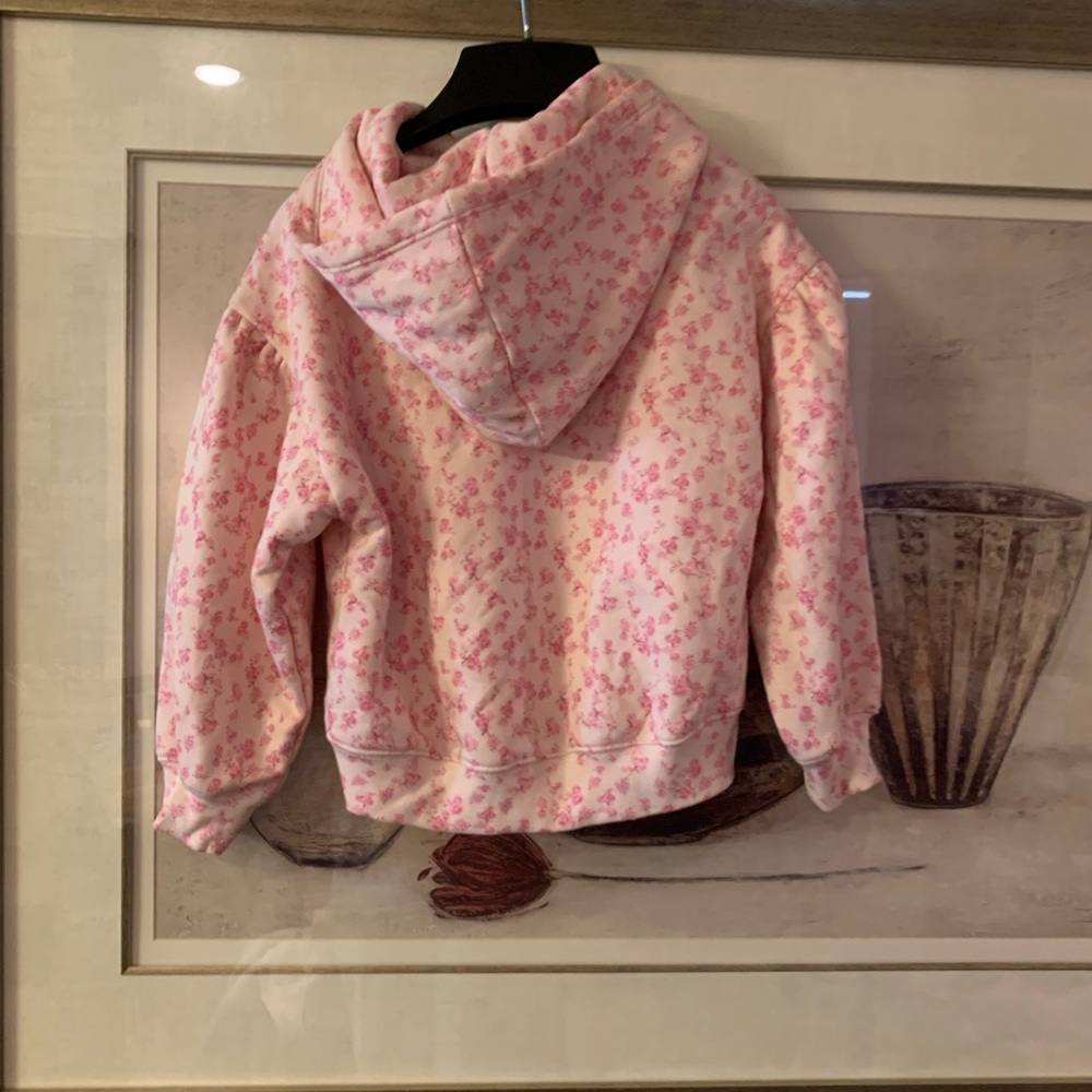 LoveShackFancy Pink Floral Hoodie - Picture 2 of 11
